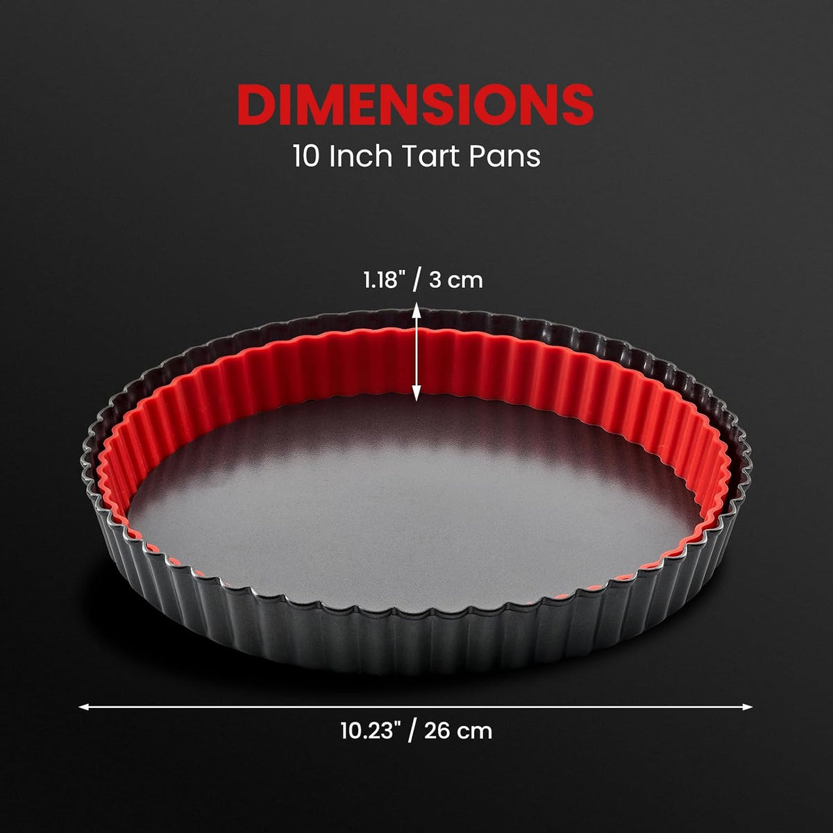 Pie Weights for Blind Baking 9" Tart Pan,Silicone Pie Weight for Baking Crust,Reusable Pies Crust Weights – for Pies/Tart/Quich– Food-Safe,Dishwasher Safe – Designed Exclusively for 9 in. Tart Pan