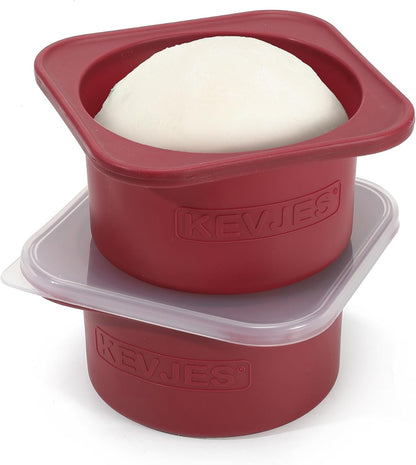PLUS 1000ml Pizza Dough Proofing Containers, 2-Pack, Green