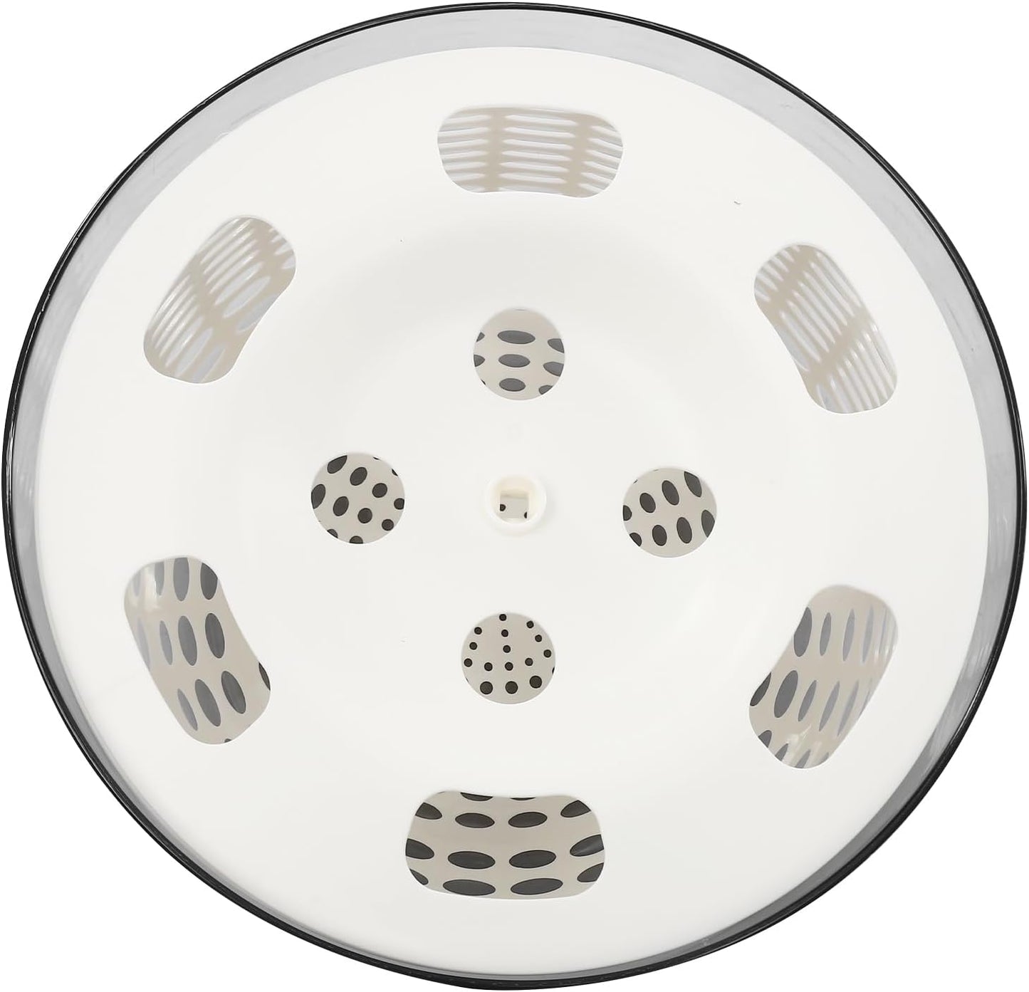 Electric Salad Spinner 6.34 Quart, USB Rechargeable Automatic Lettuce Spinner with One-Button Start, Large Capacity Vegetable Washer and Dryer for Kitchen, Salad Greens, Fruits, Herbs