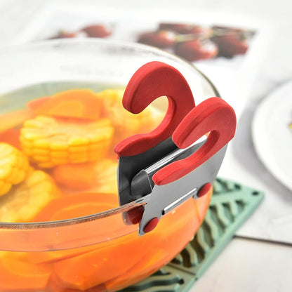 Stainless Steel Pot Clip Scoop Clamp Tong Holder Pot Pan Spoon Holder Spatula Storage Rack Utensils 2 Colors for Kitchen Clip Spoon