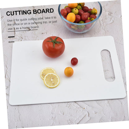 Healifty Plastic Cutting Board Mat Non Slip Chopping Board for Kitchen Easy to Clean for Fruits Meat Vegetables and Fish Food Design for Home Restaurant and Hotel Use