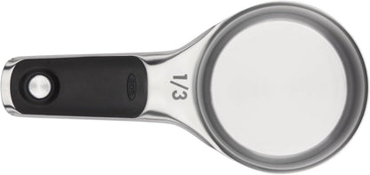 OXO Good Grips 4 Piece Stainless Steel Measuring Cups with Magnetic Snaps