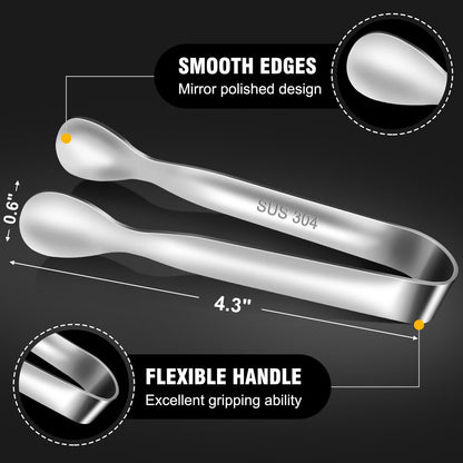 Metal Tongs For Cooking Up To 600°F Kitchen Tongs 2PCS - 9", 12 inch