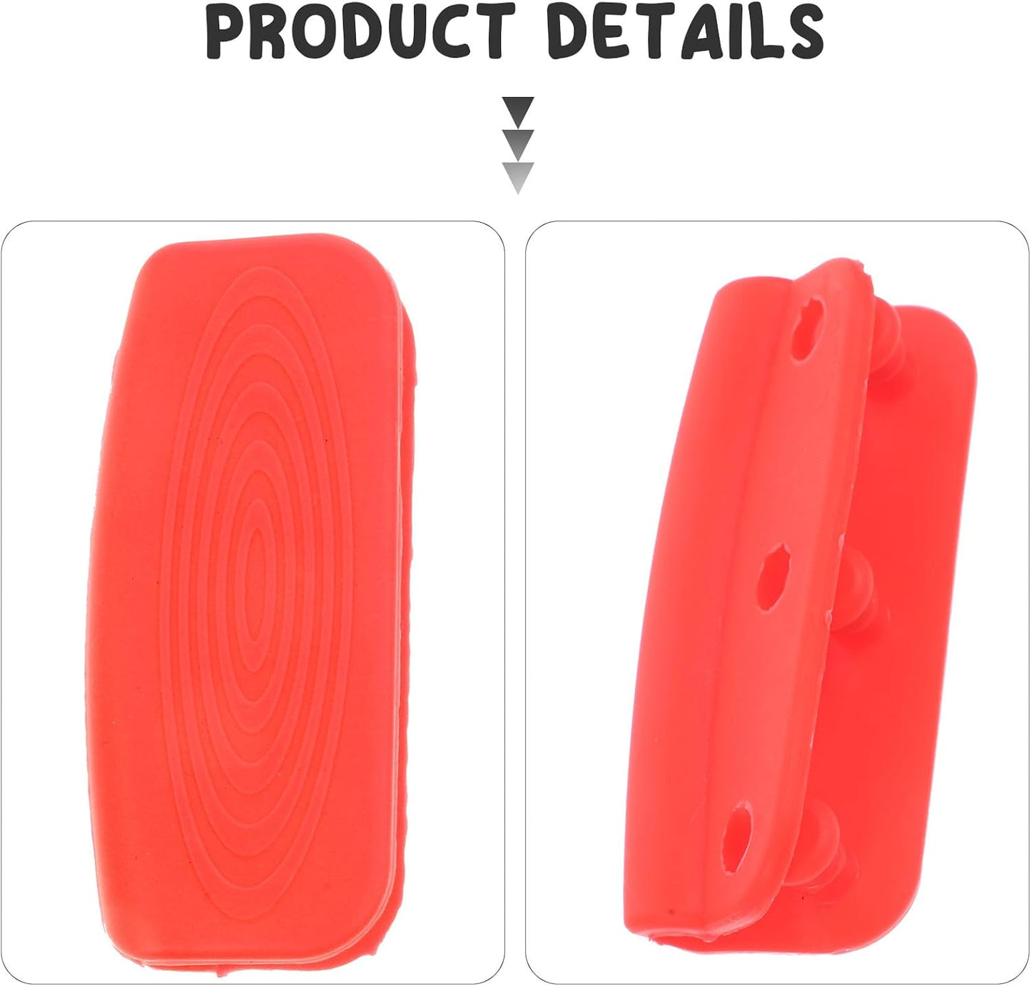 STOBAZA 4 Pieces Heat-Resistant Silicone Non-Slip Pot Handle Covers Set, Anti-scalding Frying Pan and Cast Iron Skillet Handle Sleeves for Kitchen Cooking Safety