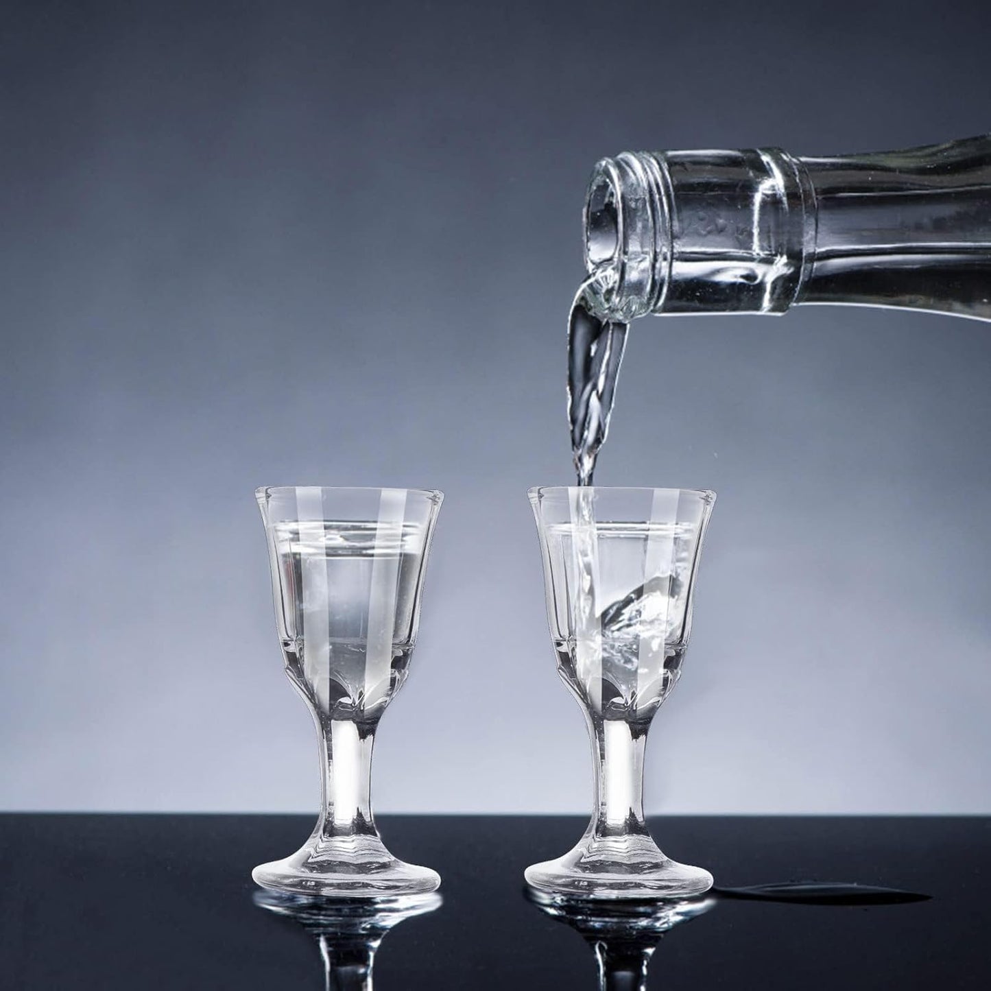 24 Pack Mini Shot Glasses Bulk 10ml/0.338oz Clear Thick Base Shot Glasses Reusable Small Shot Glasses Dishwasher for Birthday Parties Weddings Bachelorette Family Gatherings Holiday Celebrations Bars