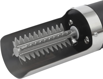 Electric Fish Scaler – 5500-7000 RPM High-Speed Stainless Steel Descaler, IPX5 Waterproof & 6-Sided Blades for Freshwater/Saltwater Fish – Kitchen & Commercial Use (Includes Adapter)