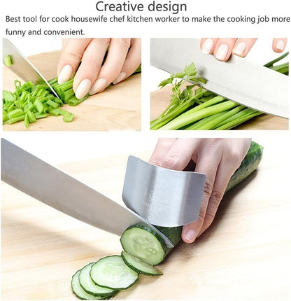 wefaner Stainless Steel Finger Guards for Cutting