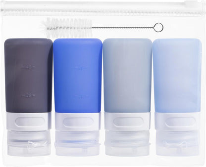 MICEBAY 2 oz Condiment Squeeze Bottles, Leakproof Salad Dressing Container