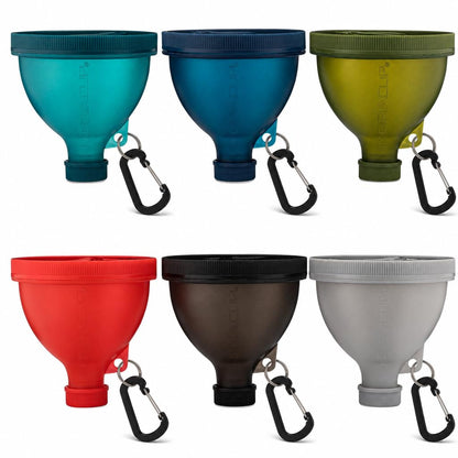 Hydra Cup Protein Powder Funnel Set 6 Pack, w/Stand for Filling Bottles