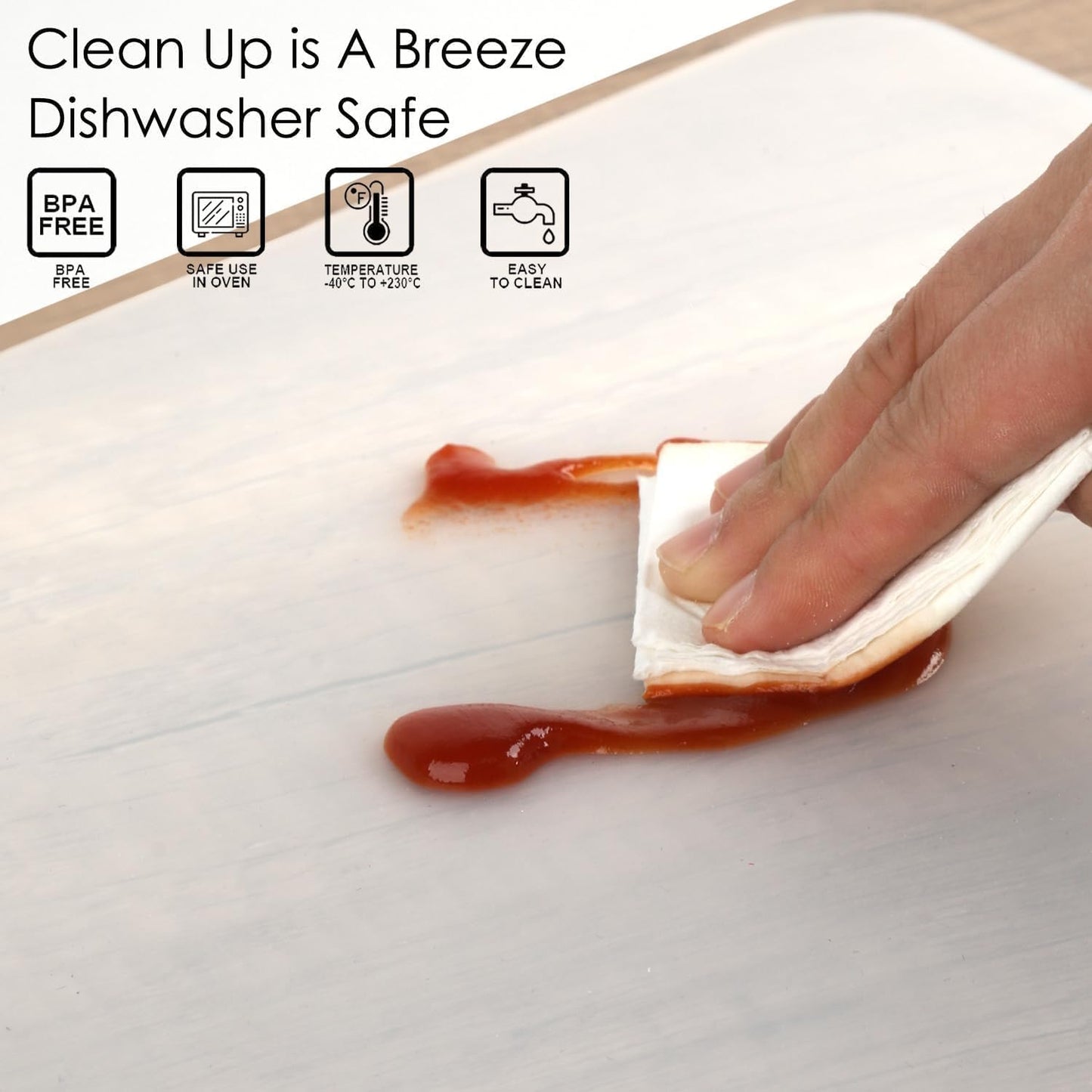 Extra Large Silicone Mat, 31.5x23.6 Inch Heat Resistant Mat for Kitchen Counter, Non Stick Silicone Baking Mat for Dough and Pastry, Thick Silicone placement Countertop Protector, Black countertop mat