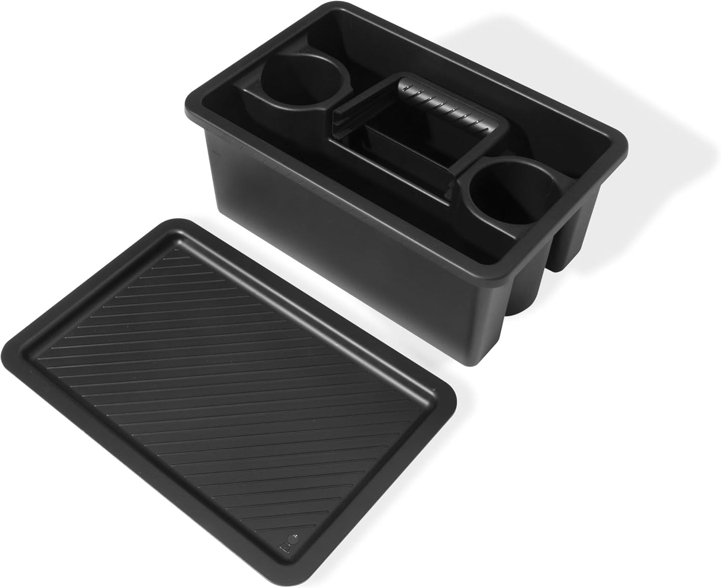 Weber Works Caddy with Tray Lid – Portable Grill Prep & Storage Organizer for Sauces, Seasonings & Tools