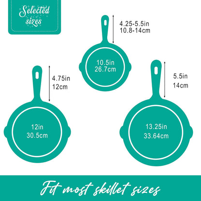 Joyhalo 6 Pack Cast Iron Skillet Handle Cover