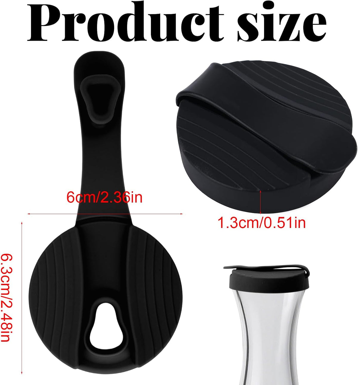 2pcs Salad Cruet Top Replacement Lids for Good Seasons