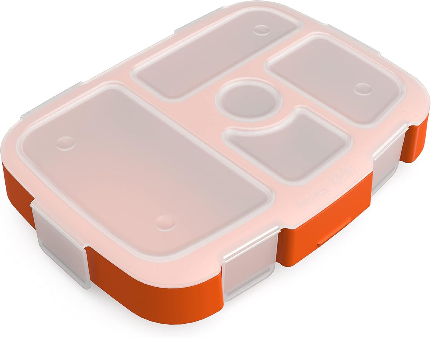Bentgo® Kids Prints Tray with Transparent Cover - Reusable, BPA-Free, 5-Compartment Meal Prep Container with Built-In Portion Control for Healthy Meals At Home & On the Go (Mermaids in the Sea)