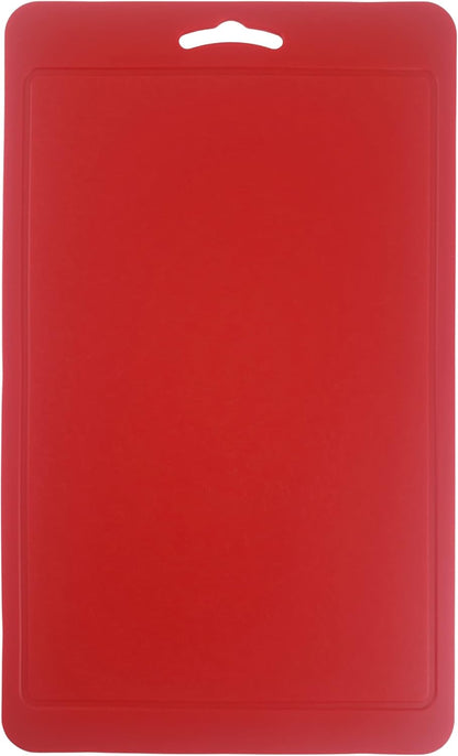Silicone Kitchen Cutting Board with Handle – 16.8"x10.2" Foldable, Flexible, Large Chopping Mat, Heat Resistant Hot Pad, Non-Slip, Dishwasher Safe, Food Prep Board for Camping, Travel, Made in Korea