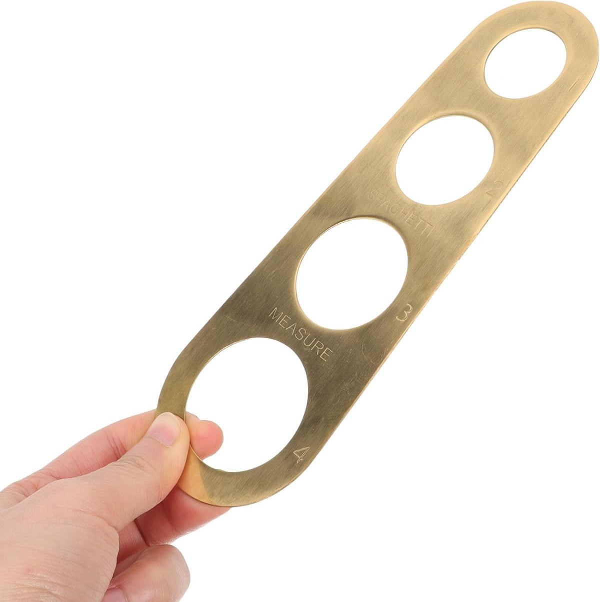 3pcs Stainless Steel Spaghetti Measurer with 4 Measuring Holes