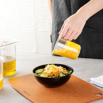 Restaurantware Plastic Measuring Cup - Chef 101 Measuring Jug with Dual Unit Markings, Dishwasher Safe - Clear Measuring Cup for Kitchen, Restaurants