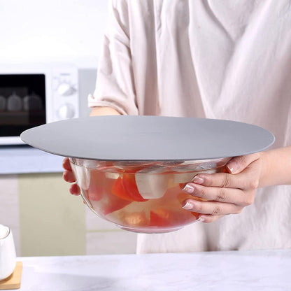 Microwave Splatter Cover for Food & Silicone Mat, Collapsible Vented Guard