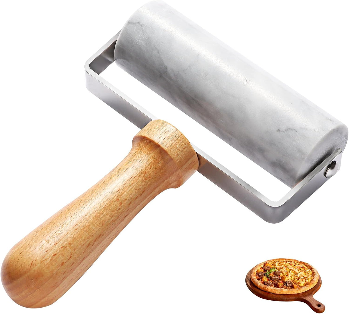 Smooth Surface Marble Rolling Pins for Baking and Professional Chefs