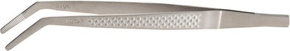Mercer Culinary 18-8 Stainless Steel Chef Plating Tongs, Offset Tip, 6-1/2 Inch