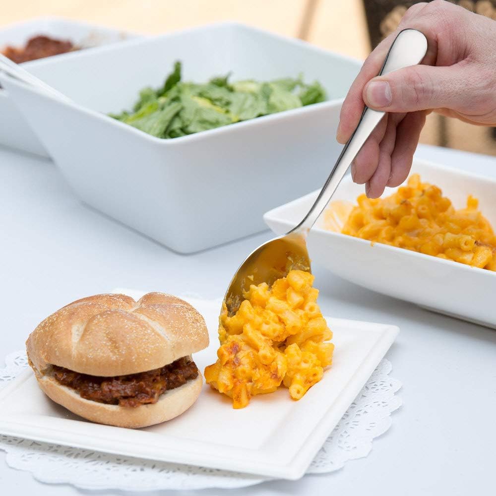AOOSY Serving Utensils, Stainless Steel Silverware Serving Set