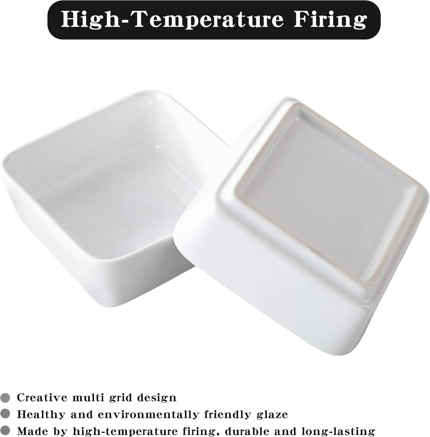 3 Pack Chip & Dip Serving Set with Wooden Tray, Oven Safe Bowls for Parties, Hosting Gifts, Cranberry/Soy Sauce Dish & Entertaining Essentials