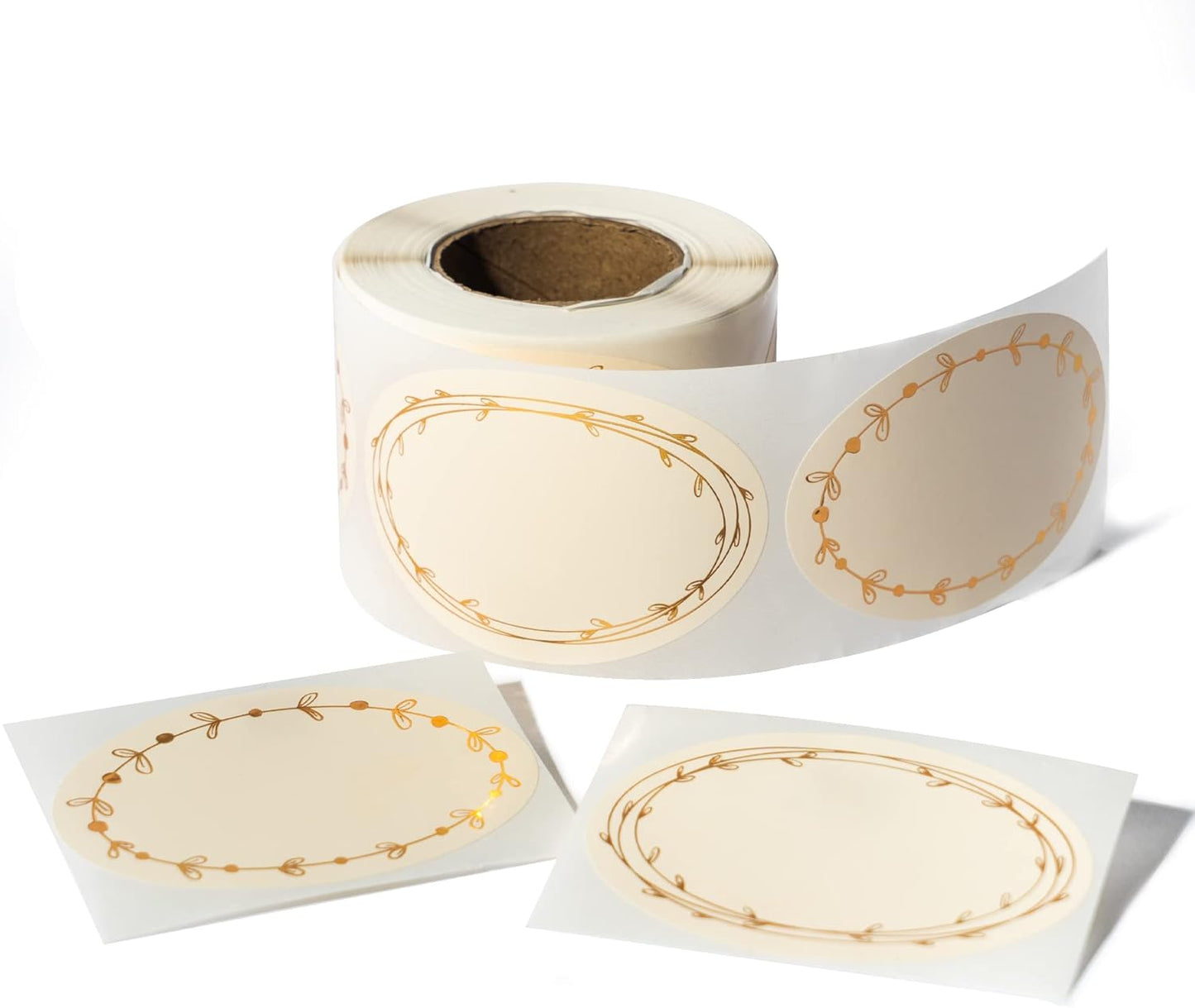 MONEST Waterproof Label Stickers for Jars and Lids, Pantry, Mason Jar, Canning, Spice, Bottle Labels (Red Tulip 2"x3")