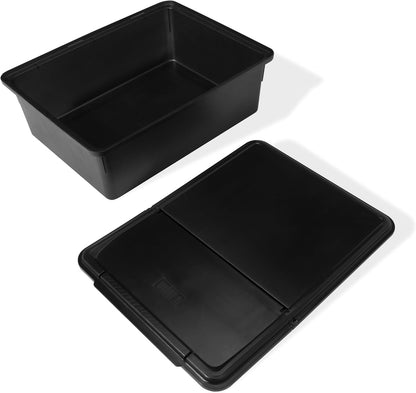 Weber Works Outdoor Storage Bin – Weather‑Resistant Grill Tool & Accessory Organizer with Hinged Lid - Side Tables & Carts