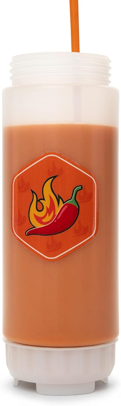 No‑Drip FIFO BBQ Sauce Squeeze Bottle – 18oz BPA-Free Refillable Dispenser with White Twist Cap for Mess-Free Pouring – Ideal for Barbecue, Glazes, Honey Mustard, Marinades, Teriyaki