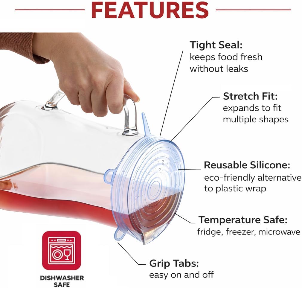 HIC Kitchen Splatter Guards for Microwave, BPA Free