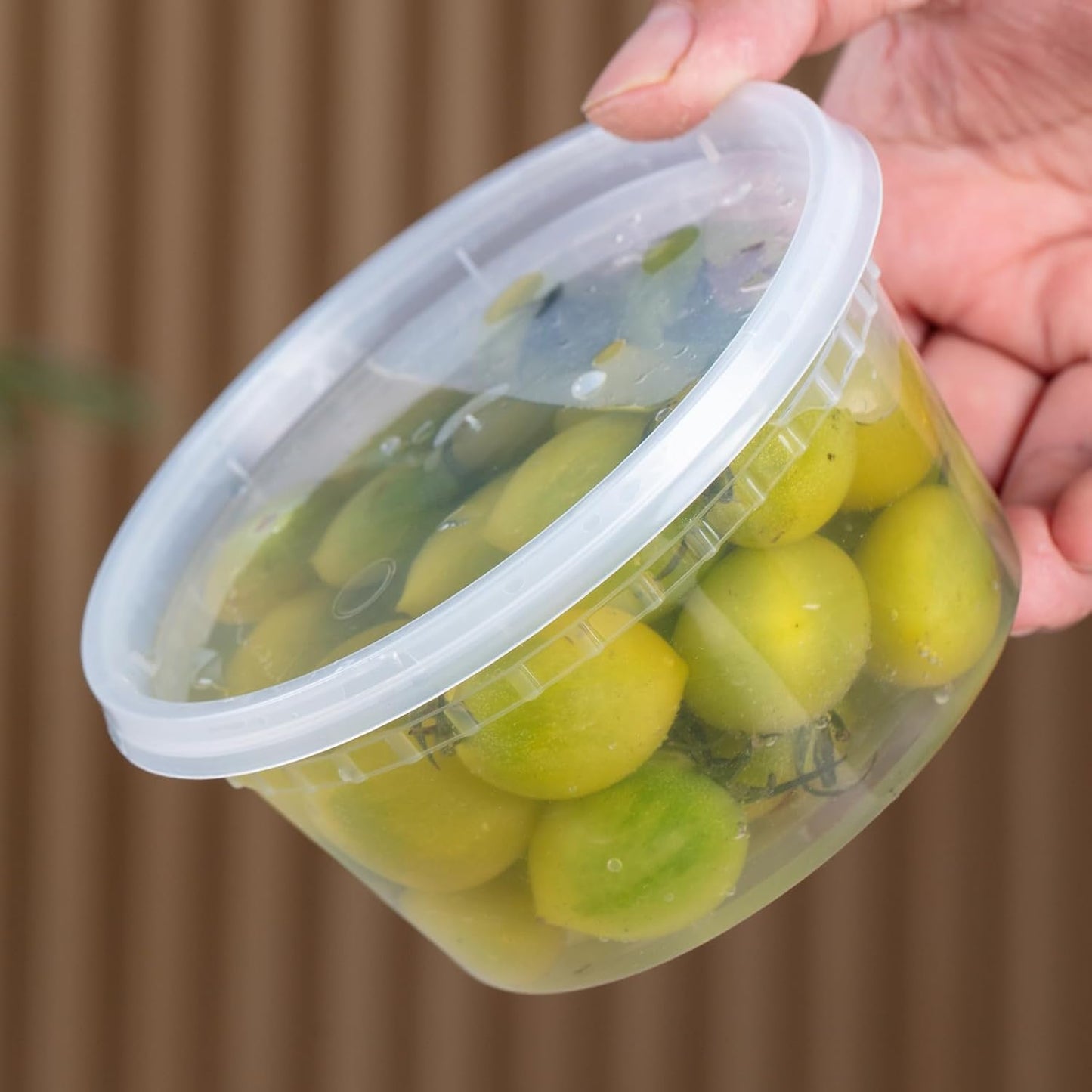 30oz Meal Prep Containers Bulk 50-Pack - 2-Compartment with Lids, Leakproof, Microwave/Freezer/Dishwasher Safe - Commercial Food Storage, Black