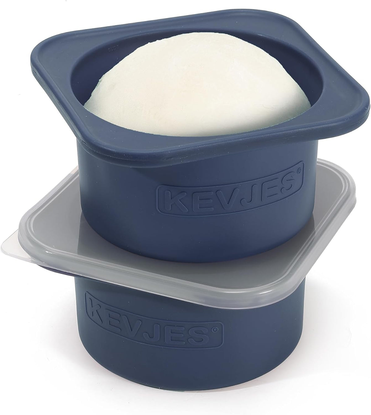 PLUS 1000ml Pizza Dough Proofing Containers, 2-Pack, Green