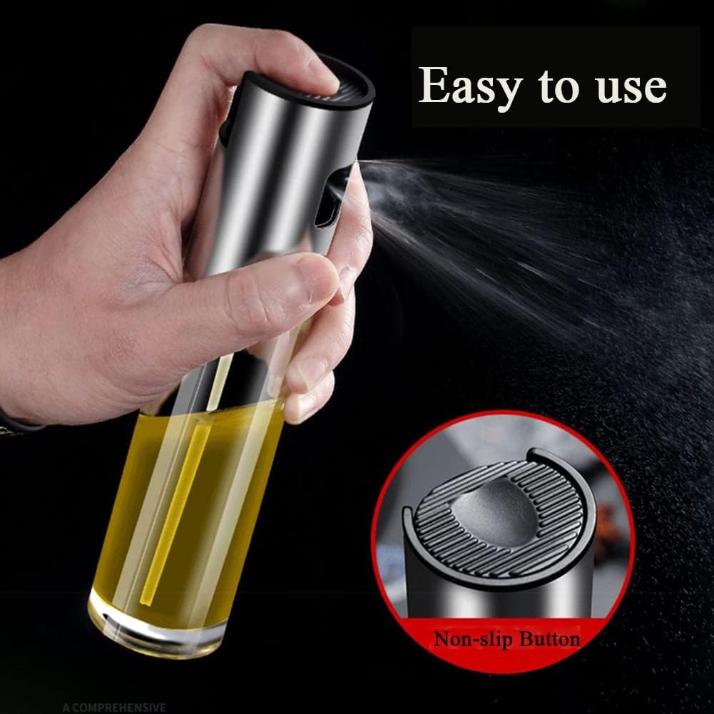 Oil Sprayer for Cooking Olive Oil Sprayer Mister for Air Fryer Vegetable Vinegar Oil Portable Mini Kitchen Gadgets for Baking,Salad,Grilling,BBQ,Roasting