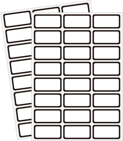 Removable Freezer Labels Stickers, 1 x 3 Inch Blank Removable Freezer Labels Food Storage Stickers, Date Label Waterproof Oil Resistant Easy Clean No Residue- 250 Sheets