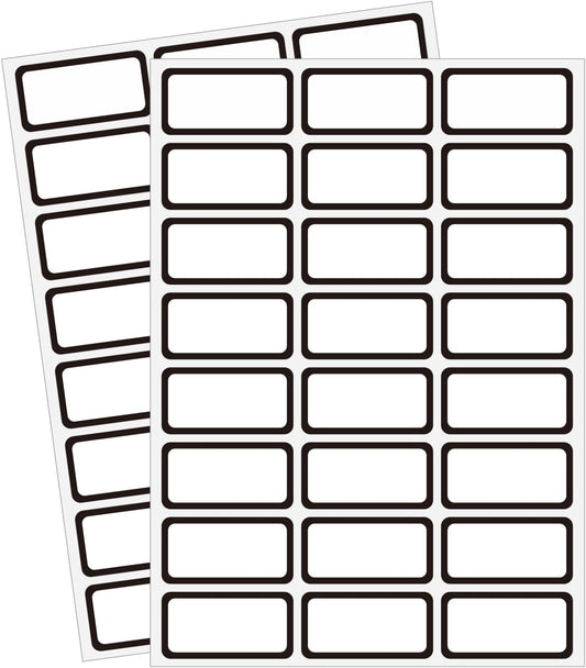 Removable Freezer Labels Stickers, 1 x 3 Inch Blank Removable Freezer Labels Food Storage Stickers, Date Label Waterproof Oil Resistant Easy Clean No Residue- 250 Sheets