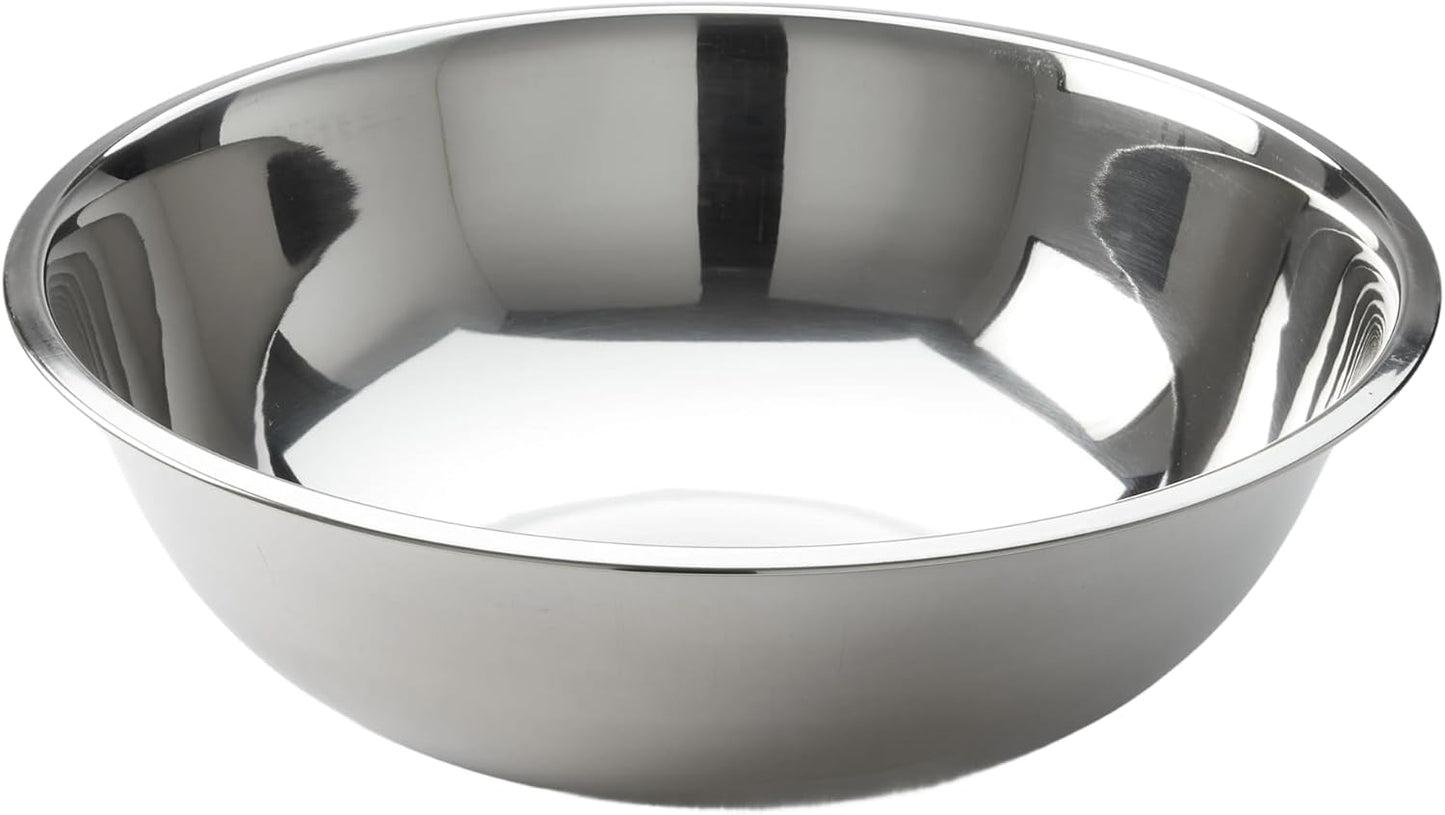 American Metalcraft 16" Stainless Steel Mixing Bowl - 13-Quart Durable Metal Bowls for Mixing, Large Stainless Steel Bowl