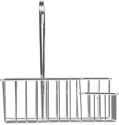 GET Modern Chrome Metal Four Compartment Condiment Caddy Table Caddies Collection