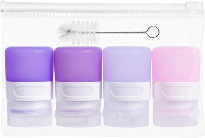 MICEBAY 2 oz Condiment Squeeze Bottles, Leakproof Salad Dressing Container