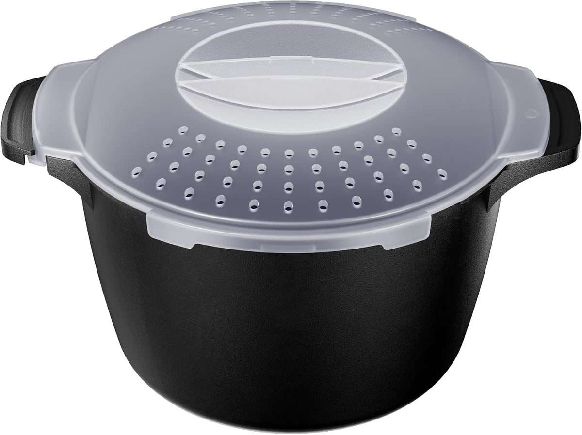 Large Microwave Cookware Steamer 2 Quart Vegetable Cooker for Cooking