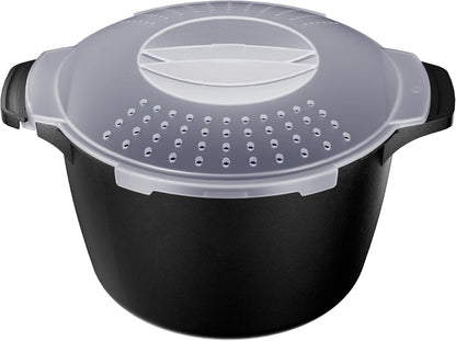 Large Microwave Cookware Steamer 2 Quart Vegetable Cooker for Cooking