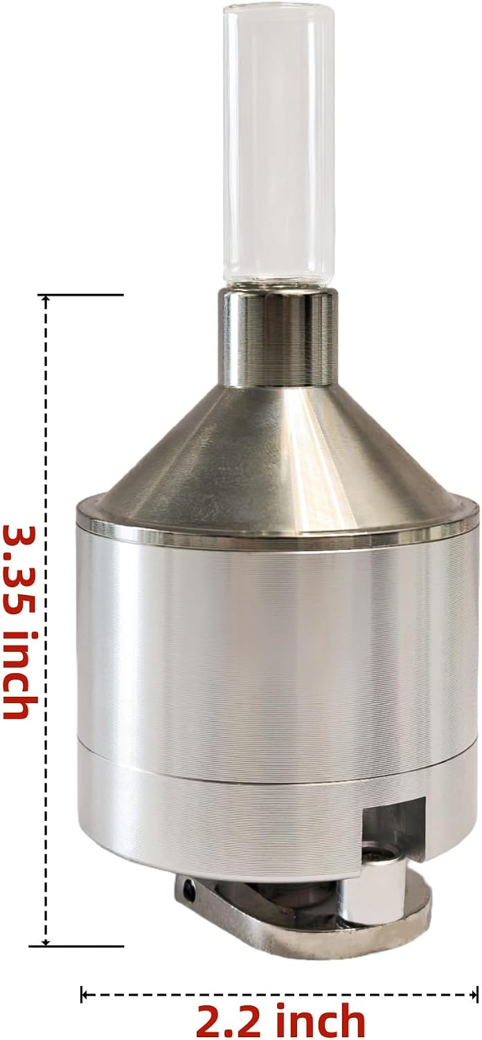 Kitchen Spice Mills Pepper Grinder Set Aluminum (Silver)
