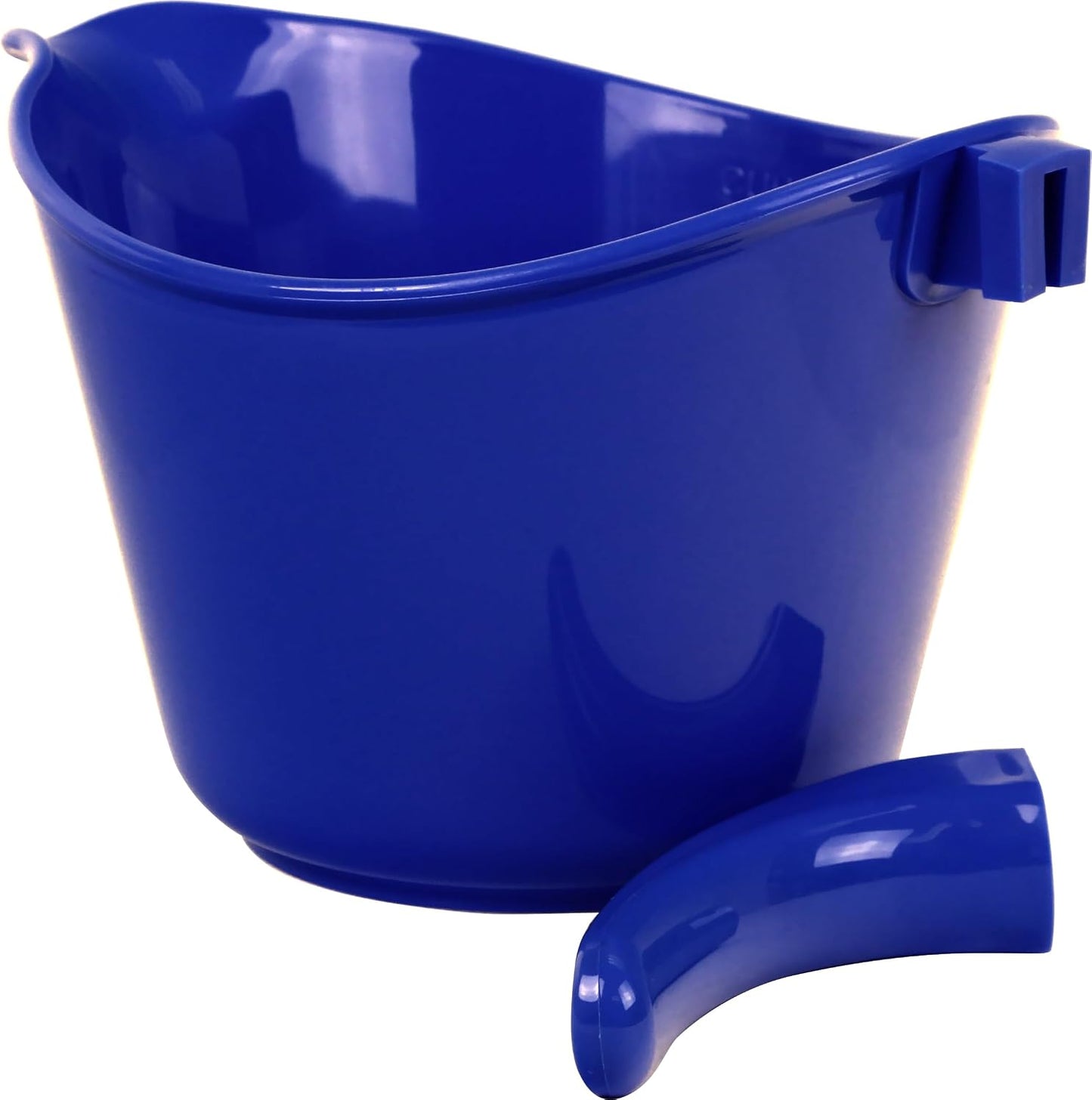 Batter Bowl With Pour Spout, Non-Slip Base,Space Saving Detachable Handle with Lid, 2 QT Heavy Duty BPA-Free Microwave & Dishwasher Safe (Fresh Lemons)