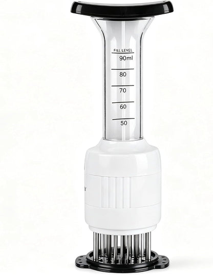 Stainless steel Marinade Meat Injector, Marinade Tenderizer Injector Needle Flavor Syringe Cooking Meat Poultry Turkey Chicken BBQ