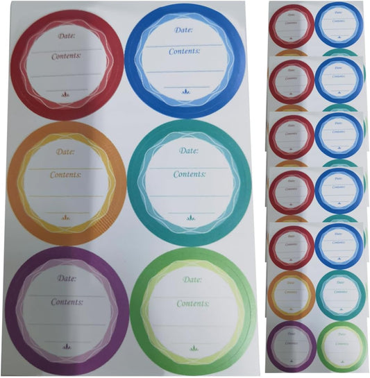 60pcs Removable Waterproof Date Labels for Food Storage Blank Handwriting Stickers for Kitchen Office Multi-Function Decorative Bottle Stickers
