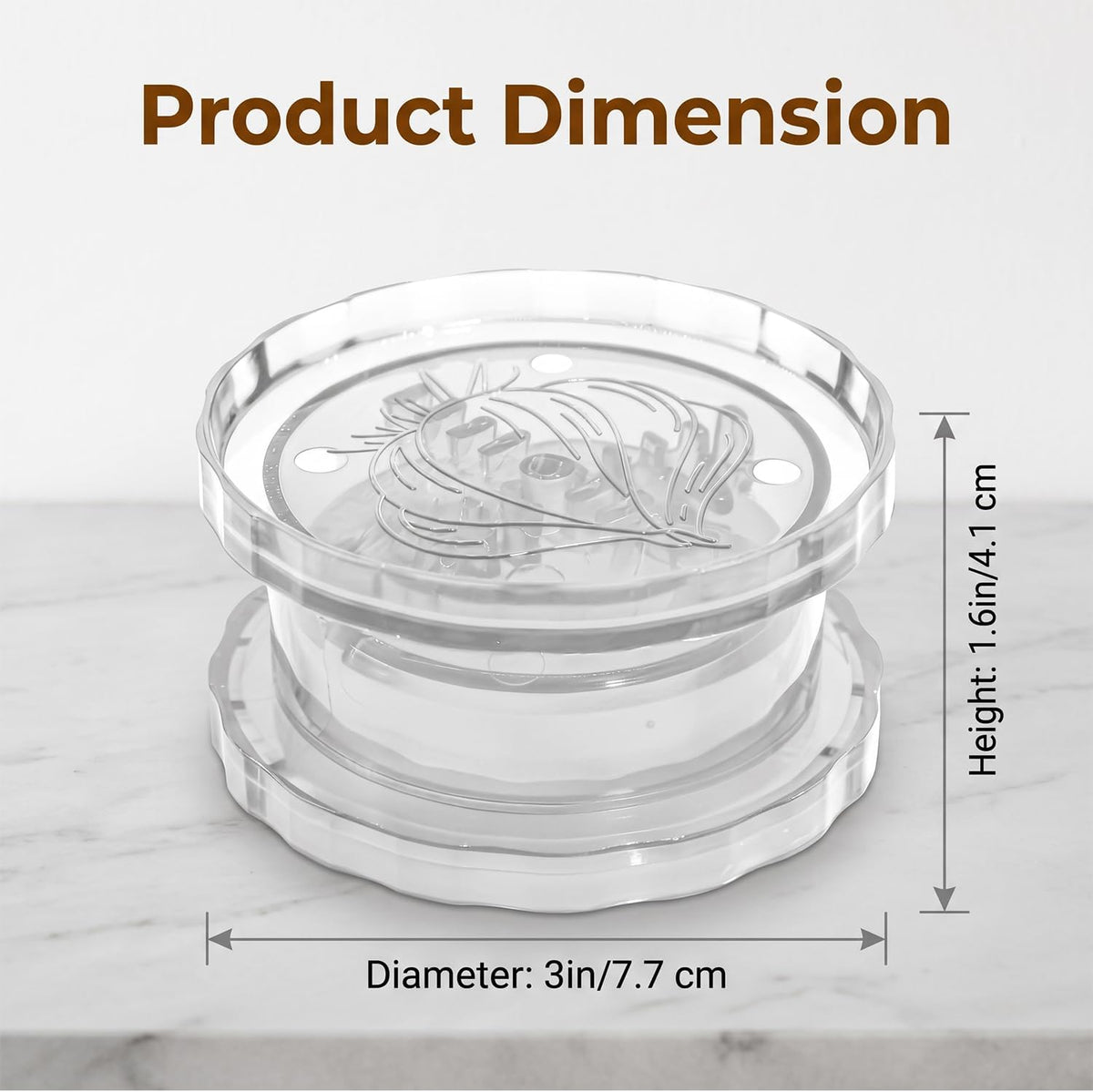 2 Pack Transparent Garlic Press, Manual Garlic Crusher and Mincer—Plastic Garlic Grinder and Chopper, rotary chopper suitable for garlic, chili peppers, compact and space-saving