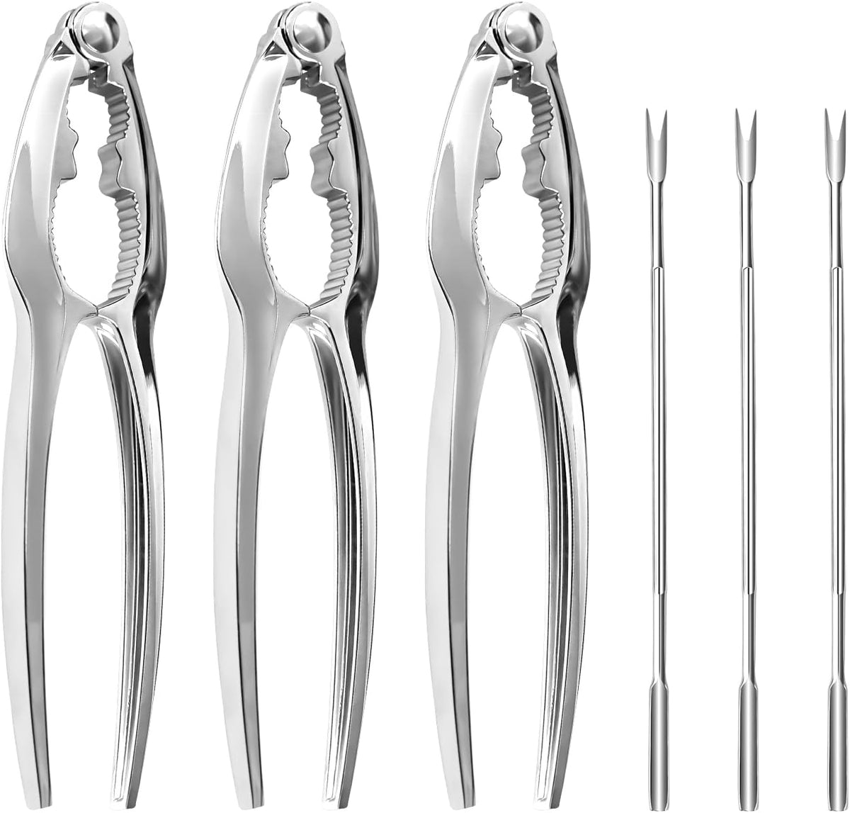 Crab Crackers and Tools,18-Pieces Seafood Tools Set
