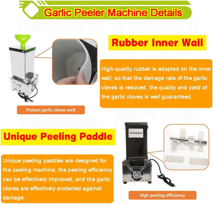 Electric Garlic Peeler Garlic Peeling Machine Separator