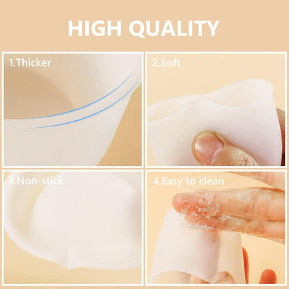 KISREL Silicone Measuring Cups for Resin, Resin Supplies with 600&100ml Cups, Resin Mixing Cups, Silicone Stir Sticks, Epoxy Mixing Cup