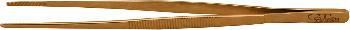 Chef's Trade Plating Tweezers/Tongs, Precision Stainless Steel Kitchen Culinary Tweezers 3PCs Set