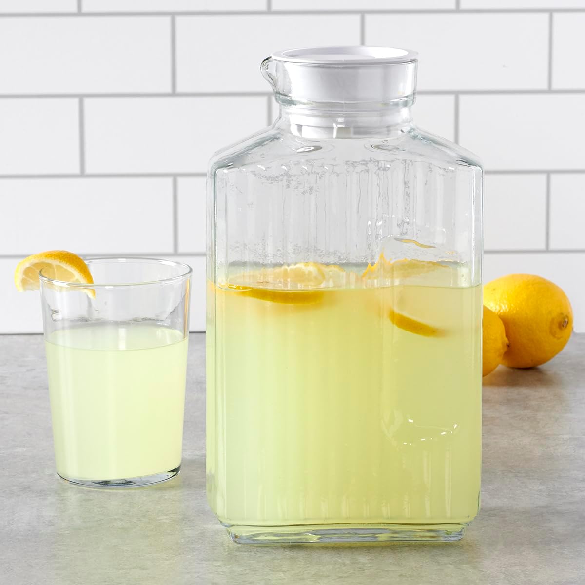 Anchor Hocking Heritage Hill Glass Drink Dispenser, 2 Gallon